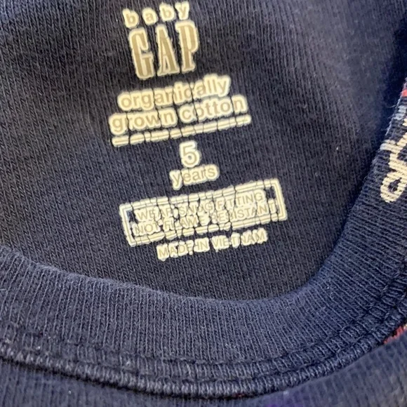 GAP Kids Navy Cotton Organic and more Pajama Bundle of 4 8 pieces - Picture 2 of 8